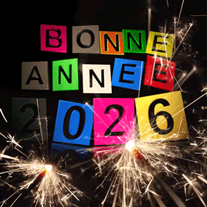 Gif animé bonne année 2026